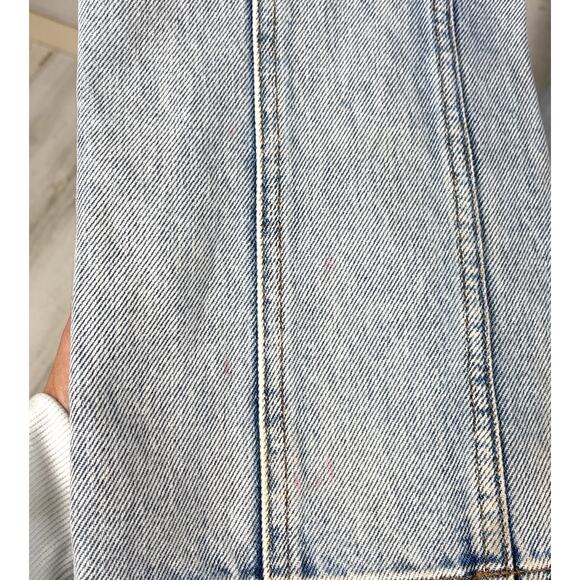 Isabel Marant Women’s 14 Laora Mid-Rise Slim-Leg Light Wash Blue Denim Jeans New - Picture 6 of 10